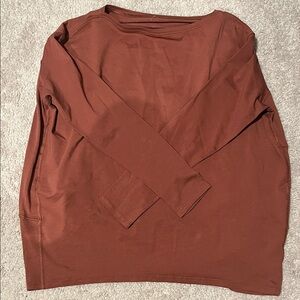 Lululemon Athletica Copper Long Sleeve Top